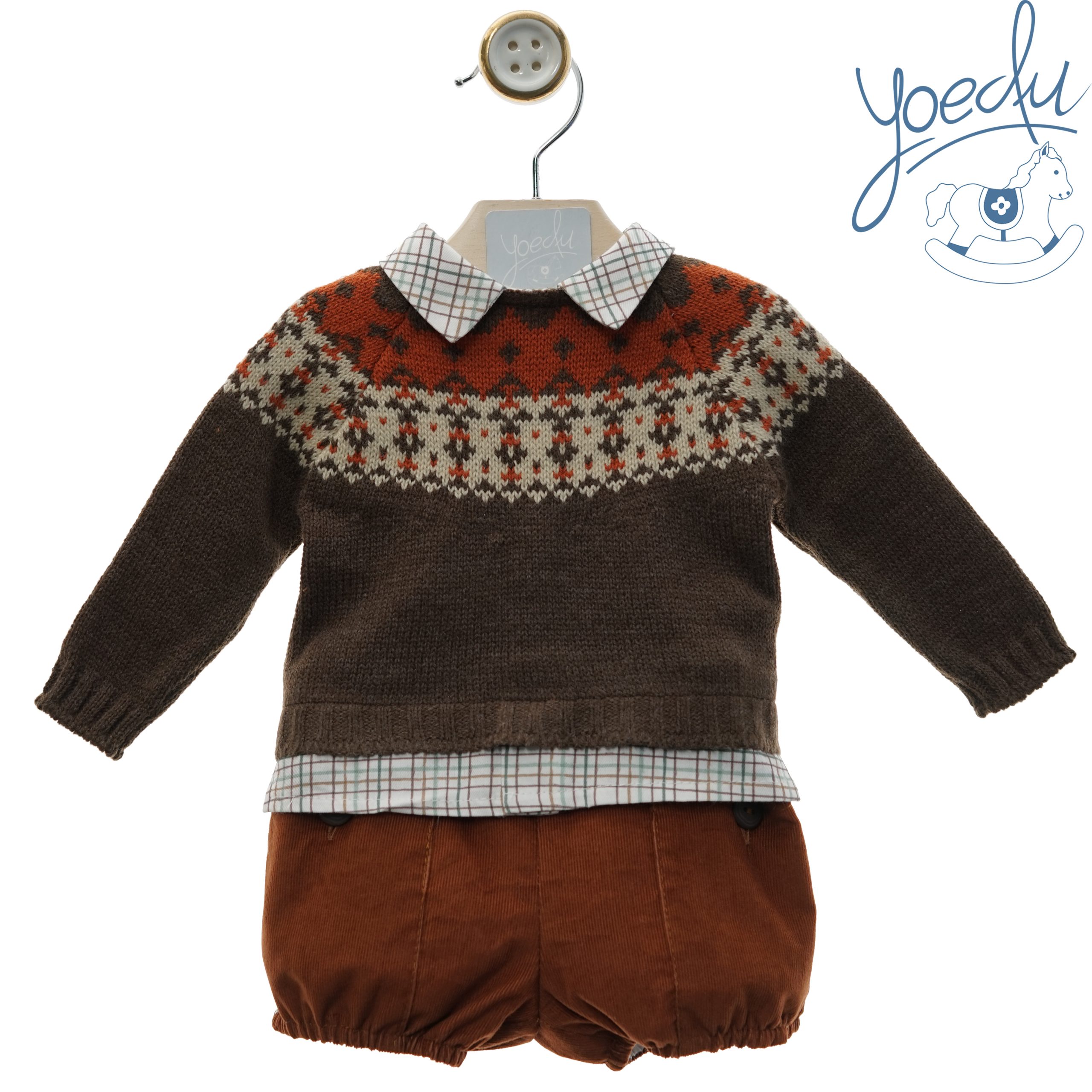 Conjunto camisola, camisa e calção Yoedu - Image 2