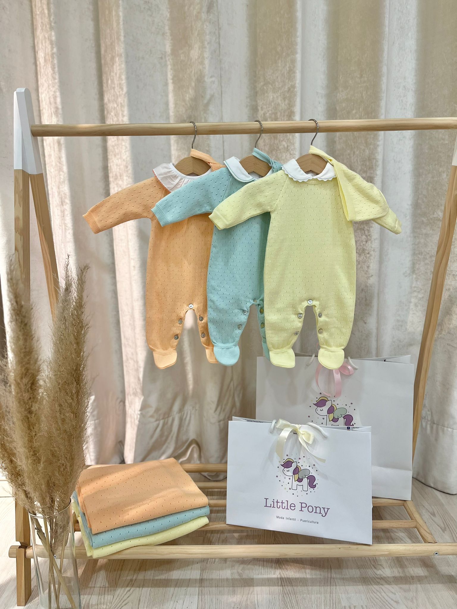 Babygrow e touca Babi Verde Água - Image 3