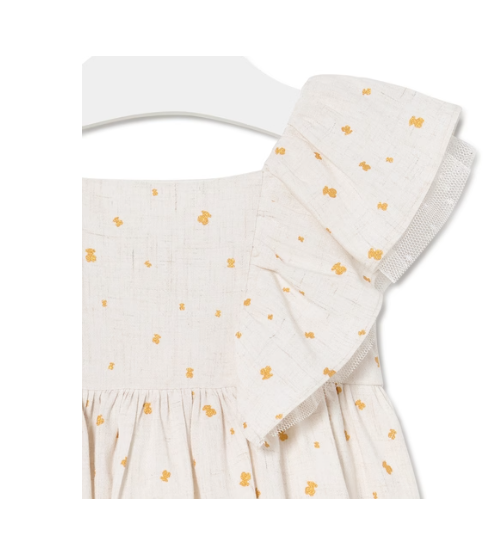 Vestido de menina Lina Cru Tous - Image 3