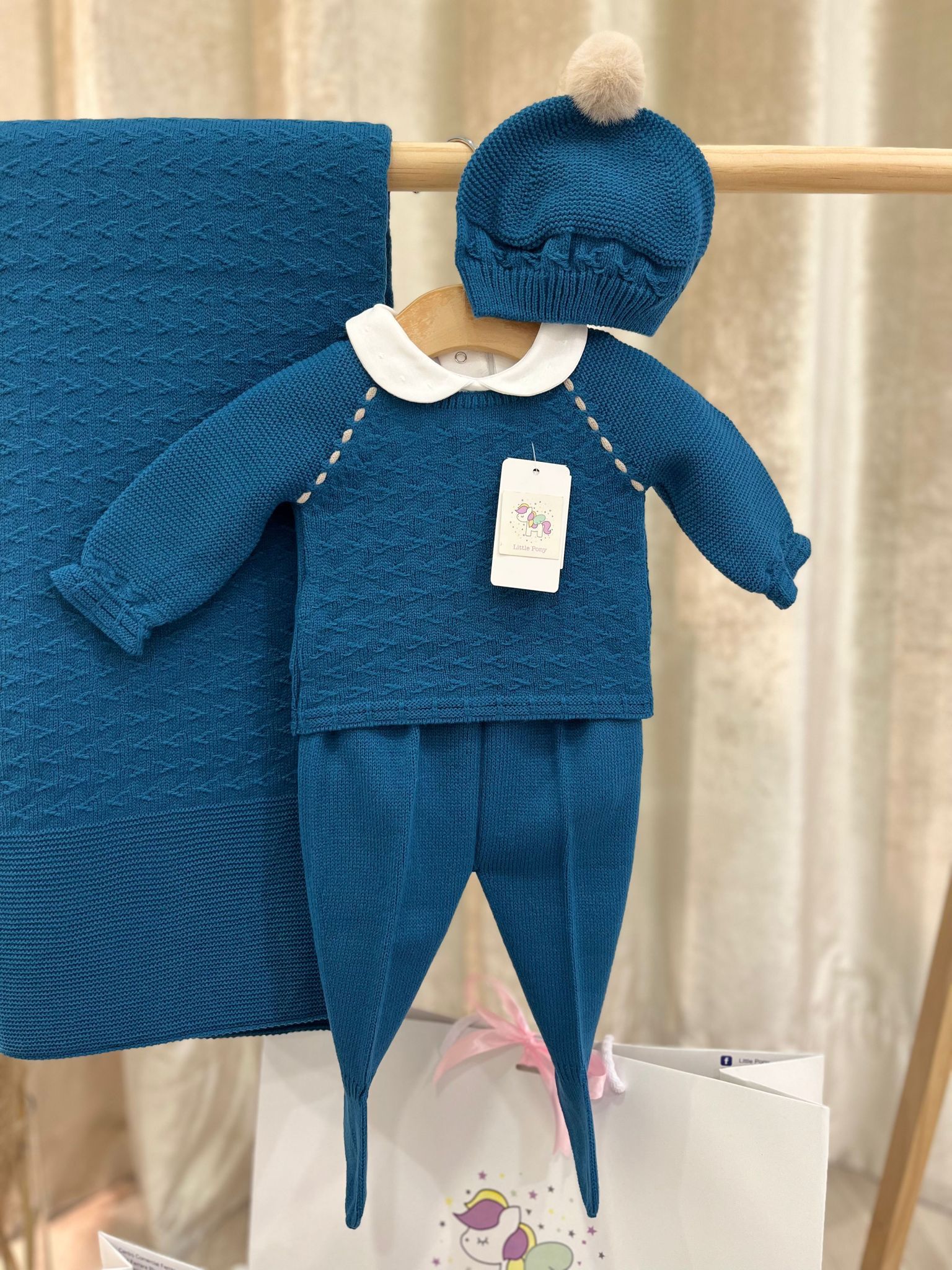 Camisola, calça e touca Mac Ilusion Azul - Image 2