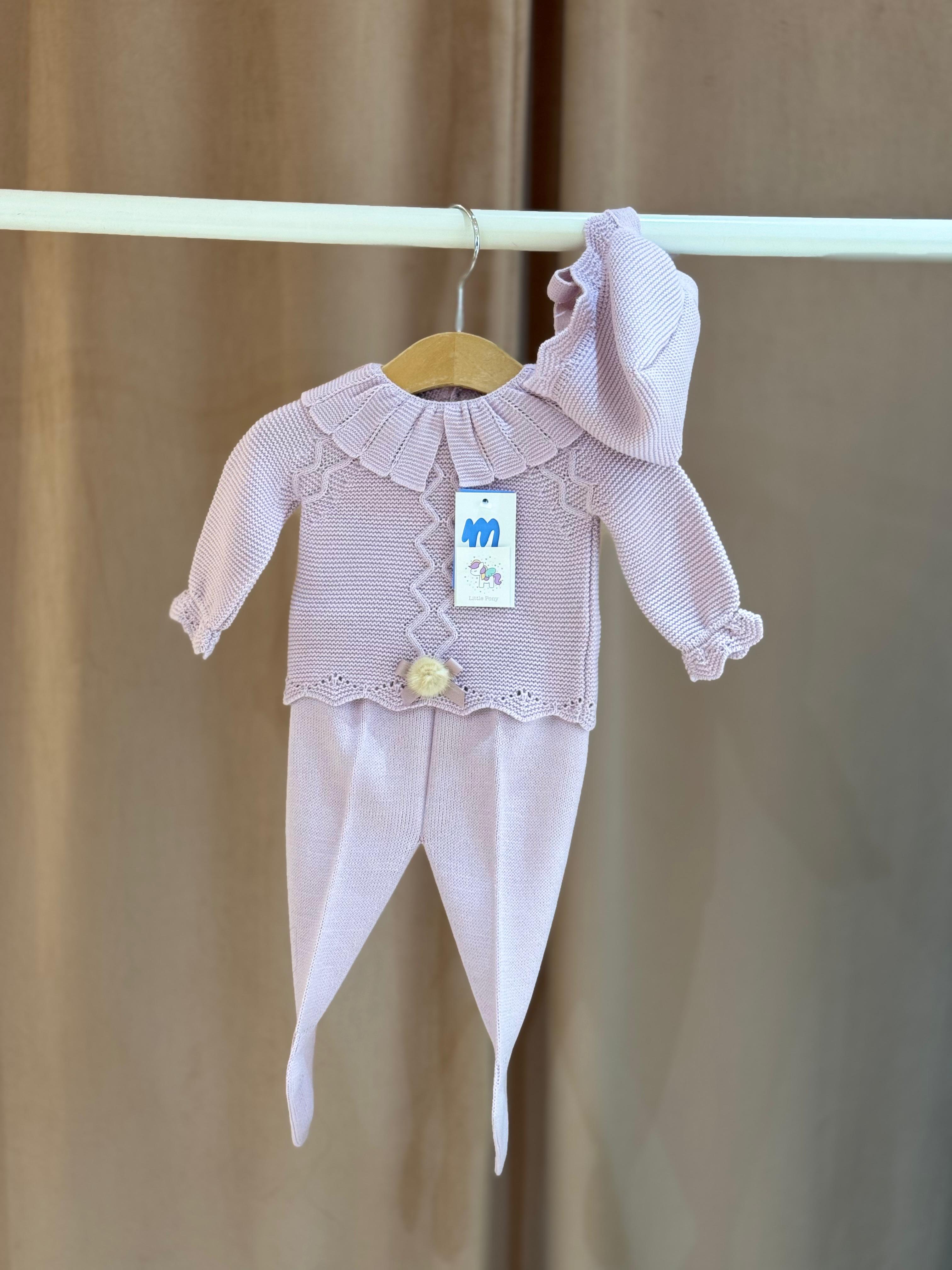 Conjunto camisola, calça e touca Mac Ilusion