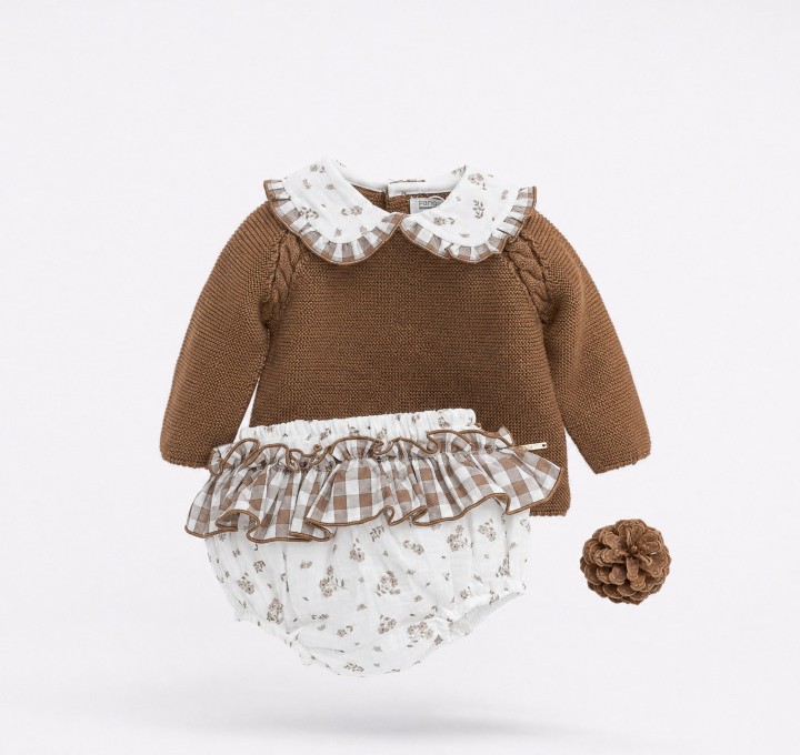 Conjunto camisola e tapa fraldas Pangasa Baby